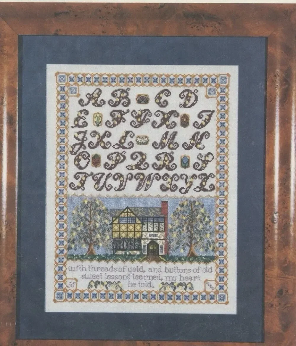 Cat's Cradle Needleworks Lauren's Cottage Sampler Pattern Juliet Anne Jones